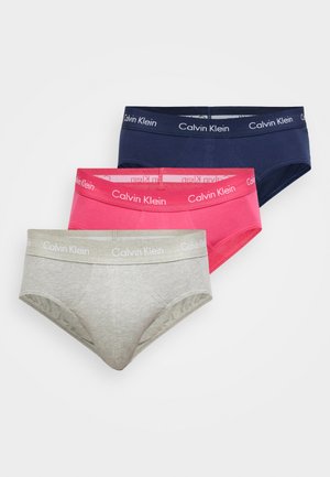 HIP BRIEF COTTON STRETCH 3 PACK - Slip - blue shadow/innuendo/grey heather