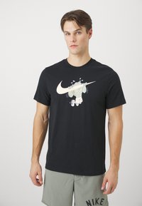Nike Performance TEE SLUB - Camiseta deportiva - black