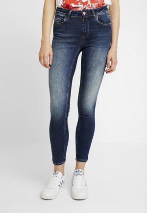 Skinny džíny - dark-blue denim