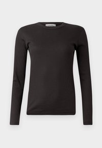 KOLLINA - Pikkade varrukatega topp - dark brown