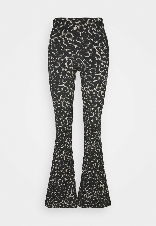 CRINKLE FLARE - Broek - khaki