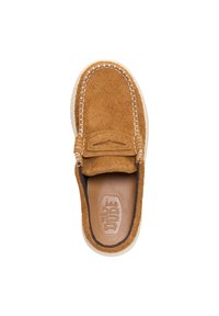 HEYDUDE WALLY NXT MULE - SLIP-ON SCHUHE - Mokassin - brown white