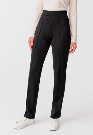 Damart LOT DE 2 PACK MILANO - Pantalones - gris chevrons noir