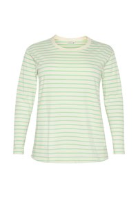 Unselected, antiquie white green stripe