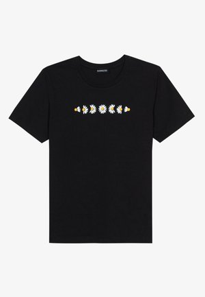 T-shirts med print - black