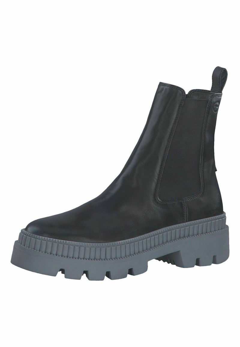 Damen Ankle Boots | Tamaris Ankle Boot black/grey/grau - KP78532 Damen Ankle Boots | Tamaris Ankle Boot black/grey/grau - KP78532