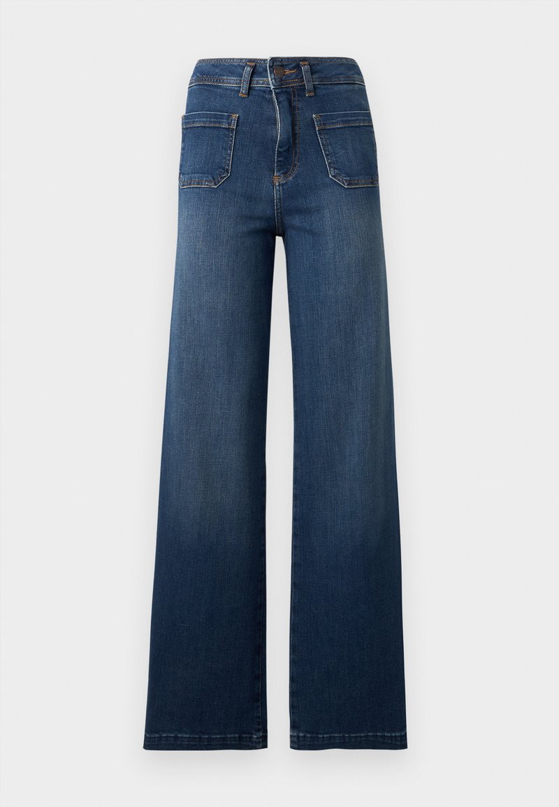 LTB Wide leg donkerblauw denim