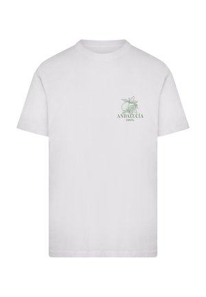 Mister Tee, ANDALUCIA ESPANA LIMON FRESCO TEE - Triko s potiskem - white