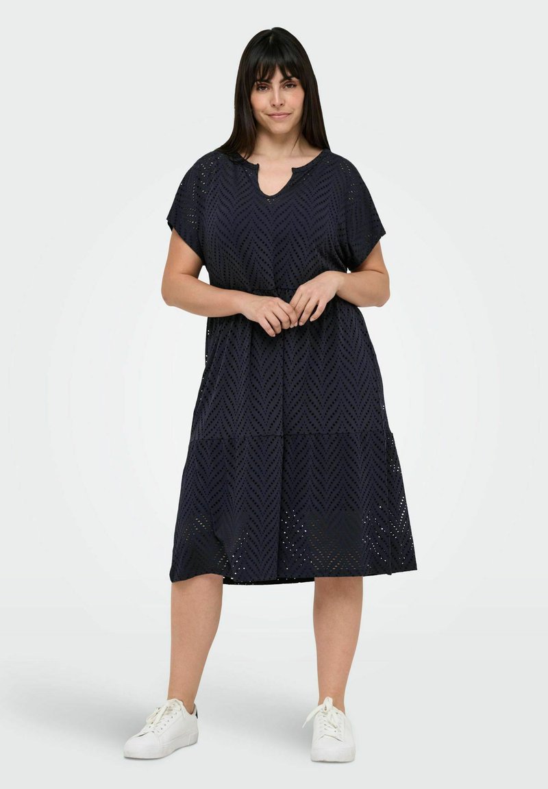 ONLY Carmakoma CARZABBI MIDI - Kasdienė suknelė - night sky