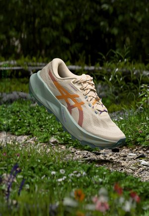 ASICS TRABUCO - Pantofi alergare trail - oatmeal/sandstorm