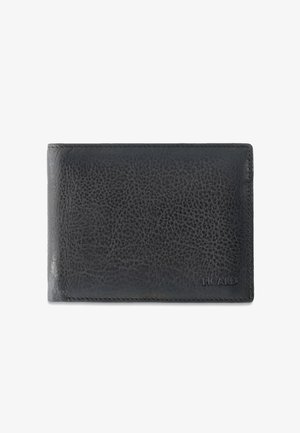 Portefeuille en cuir noir texturé avec coutures visibles et nom de marque embossé "PICARD" dans le coin inférieur droit.