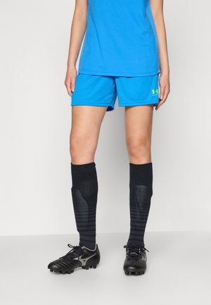 CHALLENGER KNIT - Short de sport - blue atlantis/high visibility yellow