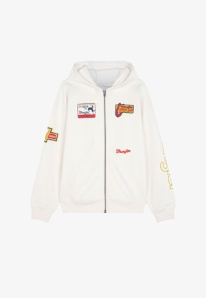 Wrangler, GRAPHIC - Φούτερ με κουκούλα - bright white