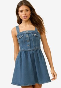 Denim dress - mid wash blue