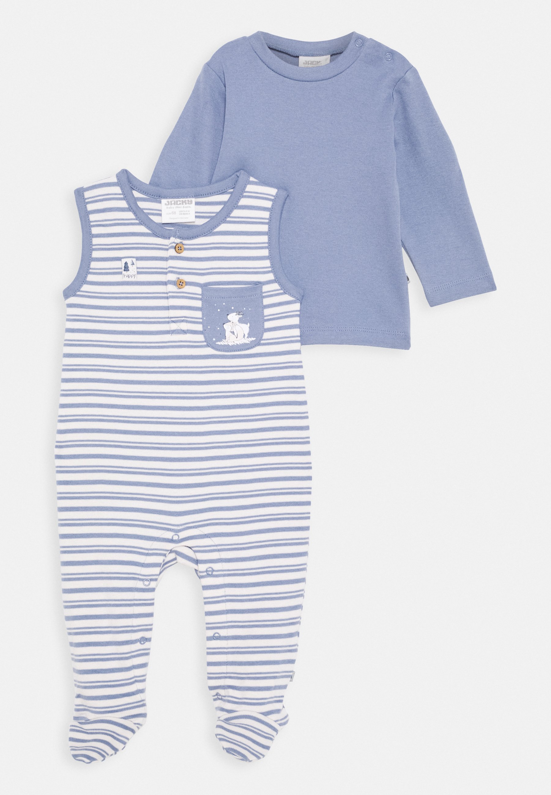 Jacky Baby Haunted Forest Set Strampler Jeansblau Hellblau Zalando De