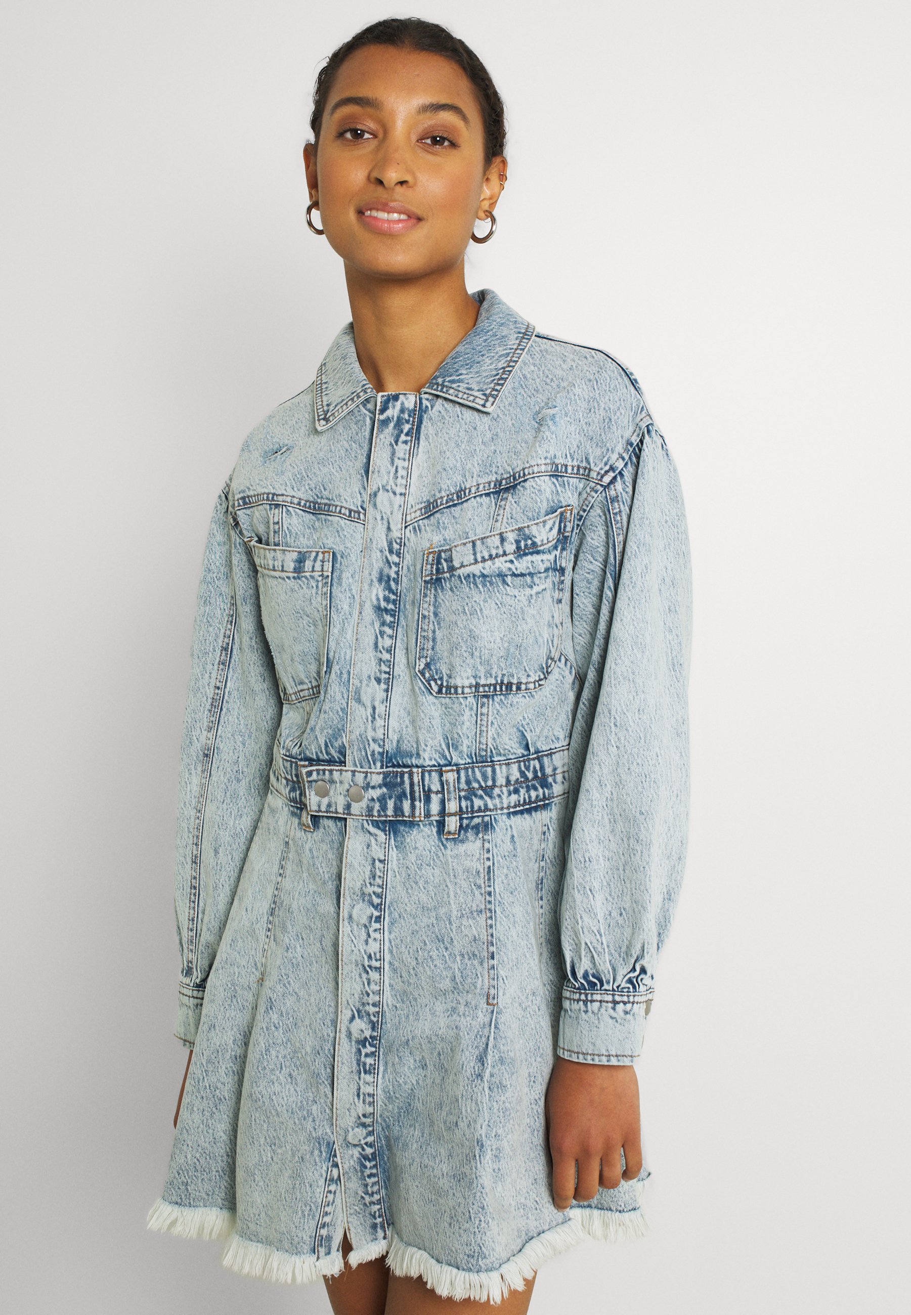 COMMAND MINI - Denim dress - lights out 