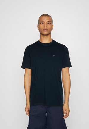 KnowledgeCotton Apparel T-shirt basic - total eclipse
