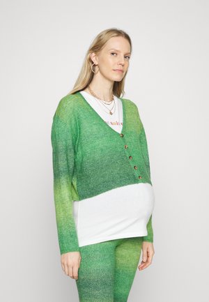 MATERNITY FREIDNLY OMBRE  - Casaco de malha - green ombre