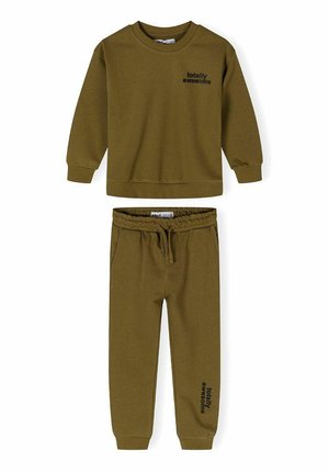 CREW NECK AND JOGGERS SET - Sweatshirt - ochre