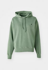 HOODED NELSON - Sweatshirt - park garment dyed