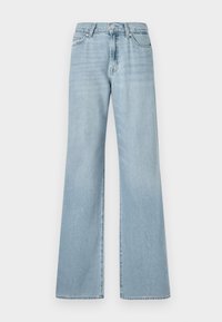 LOTTA - Avar lõikega teksad - light blur denim