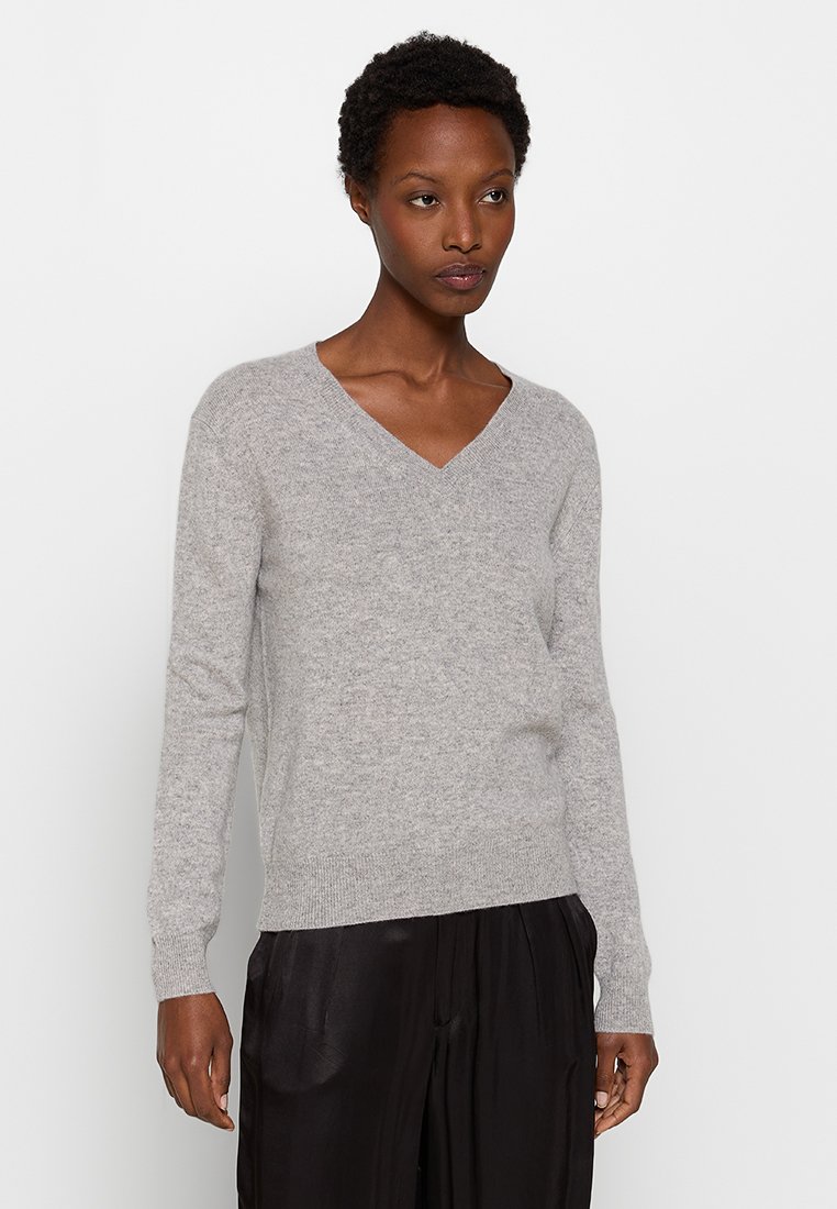 Authentic Cashmere Trui grijs Authentic Cashmere Trui grijs