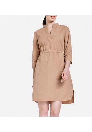 MIT TUNNELZUG ORGANIC COTTON - Vestito estivo - sand