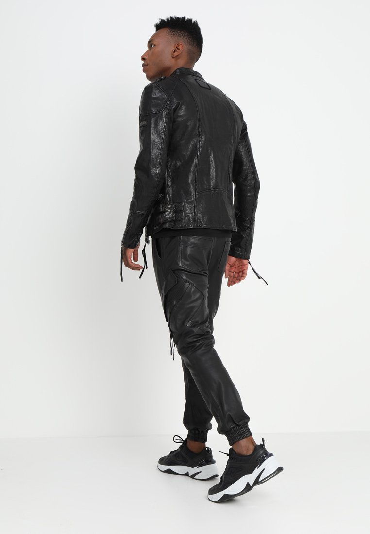 Tigha JEREMY Leren jas black Zalando.nl Tigha JEREMY Leren jas black Zalando.nl