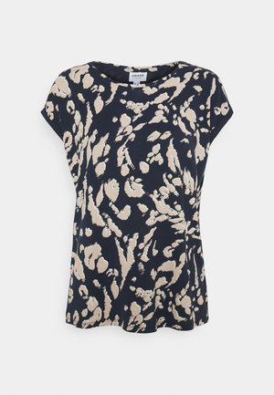 T-shirt print - dark blue