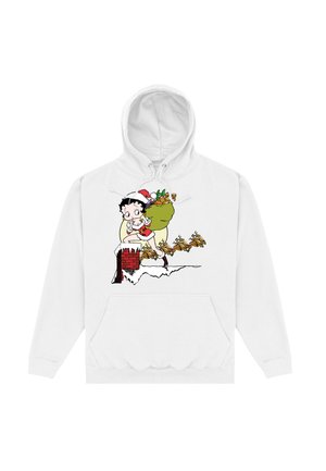 Felpa con cappuccio - arctic white