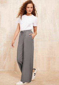 Friends Like These WIDE LEG DRAWSTRING  WAIST  - Nohavice - grey