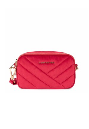 LANCASTER VELVET MATELASSÉ - Borsa a tracolla - rouge