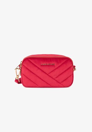 LANCASTER VELVET MATELASSÉ - Borsa a tracolla - rouge