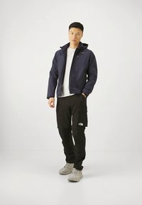 CMP MAN JACKET ZIP HOOD - Veste softshell - blue