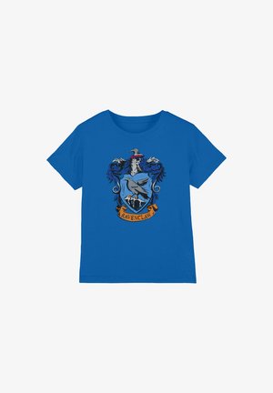 Cotton Soul, HARRY POTTER DRAWN RAVENCLAW CREST UNISEX - Print T-shirt - royal blue
