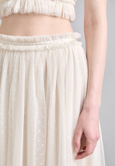 Needle & Thread KISSES ANKLE SKIRT - Jupe longue - cream