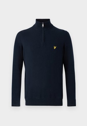 Lyle & Scott QUARTER ZIP - Jumper - dark navy
