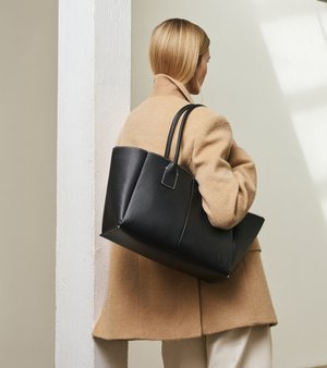 Le Tanneur, GRAND ELENA EN - Bolso shopping - black