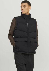 Jack & Jones Performance - JOR VESTERBRO BODYWARMER  - Bodywarmer - black Miniatuurafbeelding 1