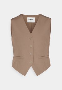 ONLASTRID SHORT FITTED - Strukirani kaput - walnut