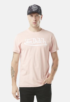 COL ROND VON ROSE - T-shirt imprimé - rose