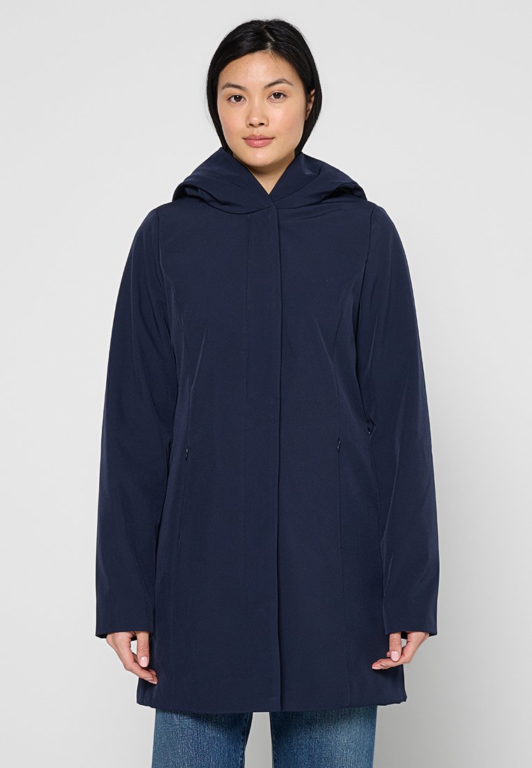 Vero Moda Tall Halflange jas donkerblauw