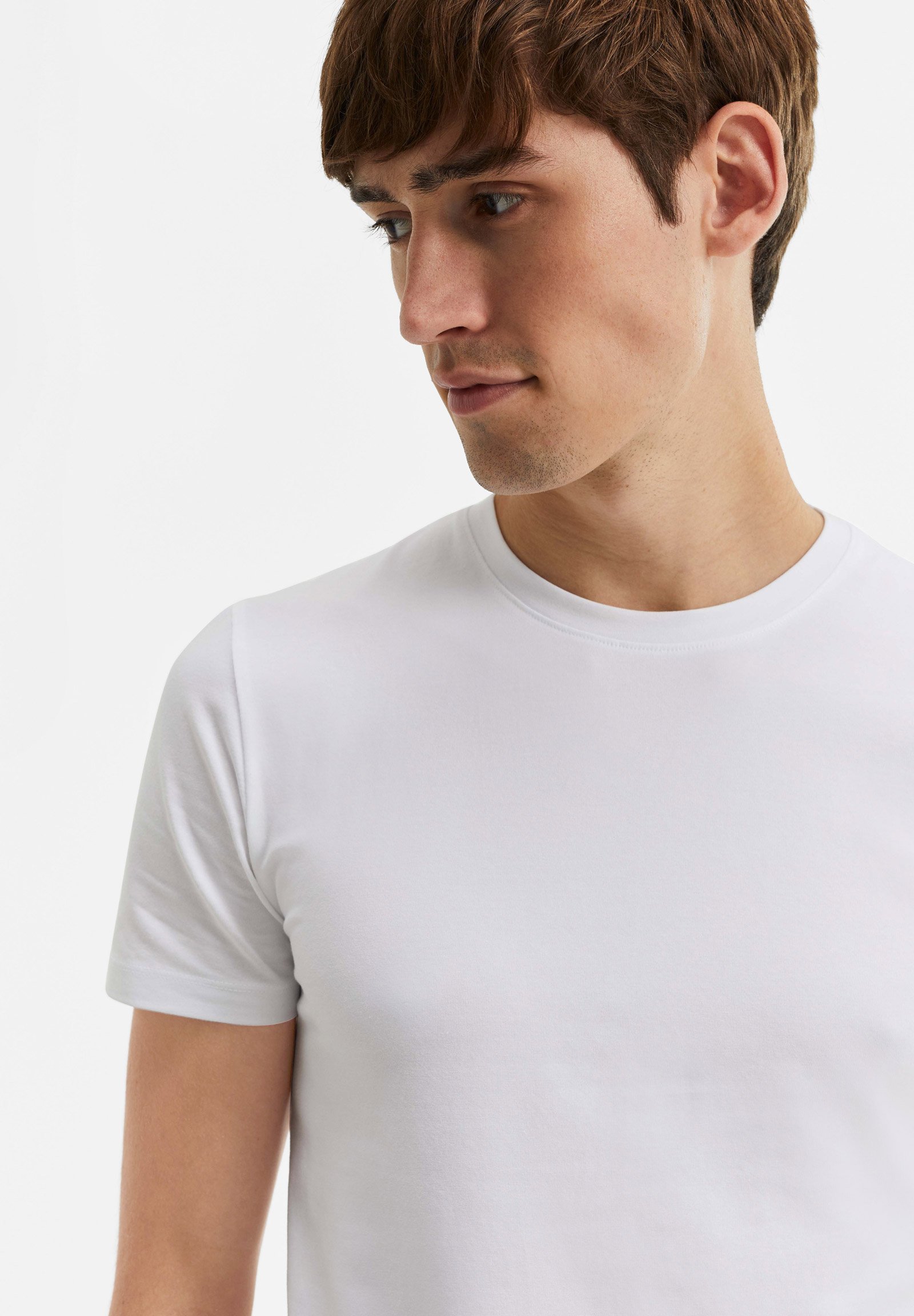 WE Fashion HERREN - T-shirt basic - white/wit - Zalando.nl