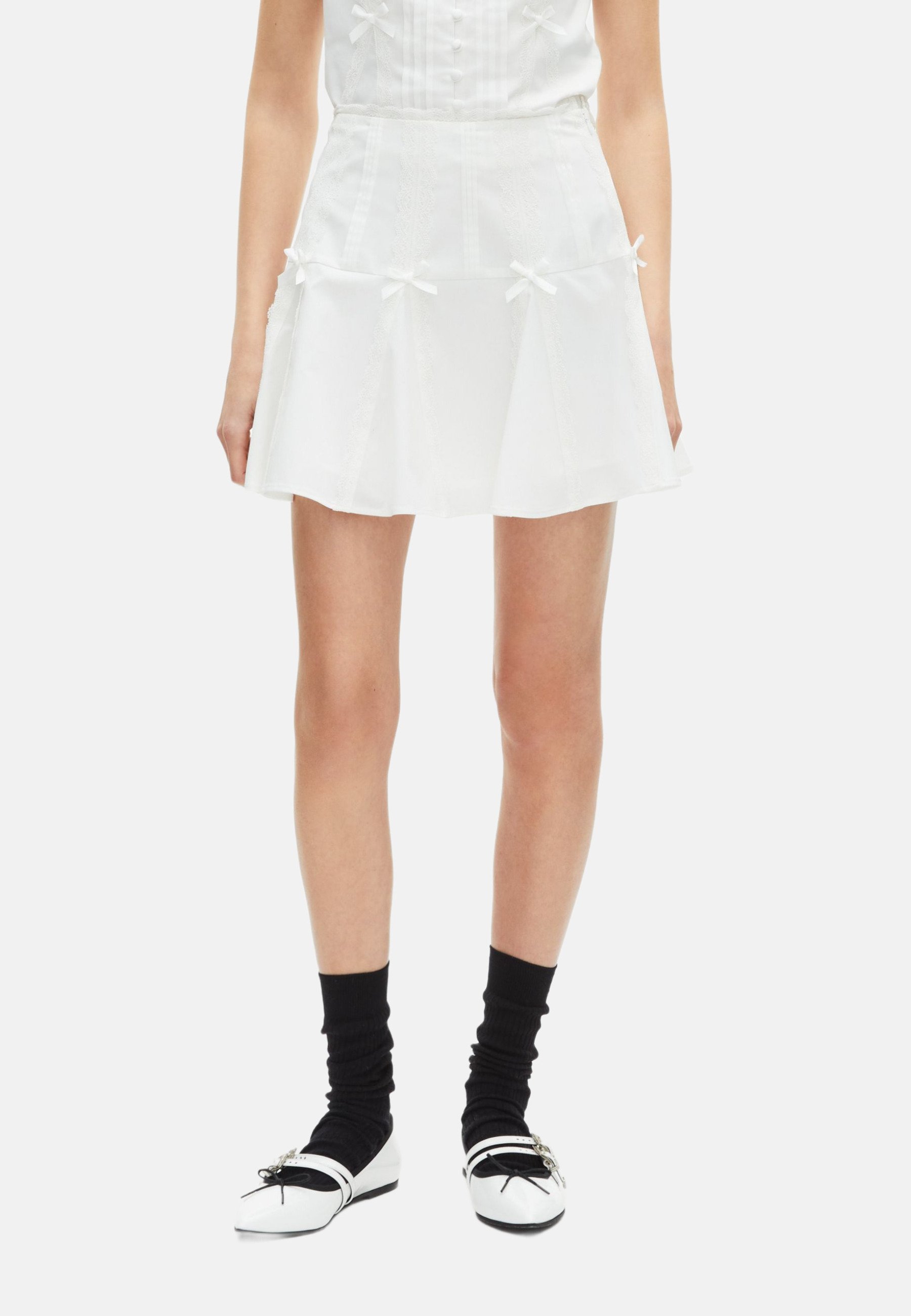MOSCHINO SKIRT - Mini skirt - beige - Zalando