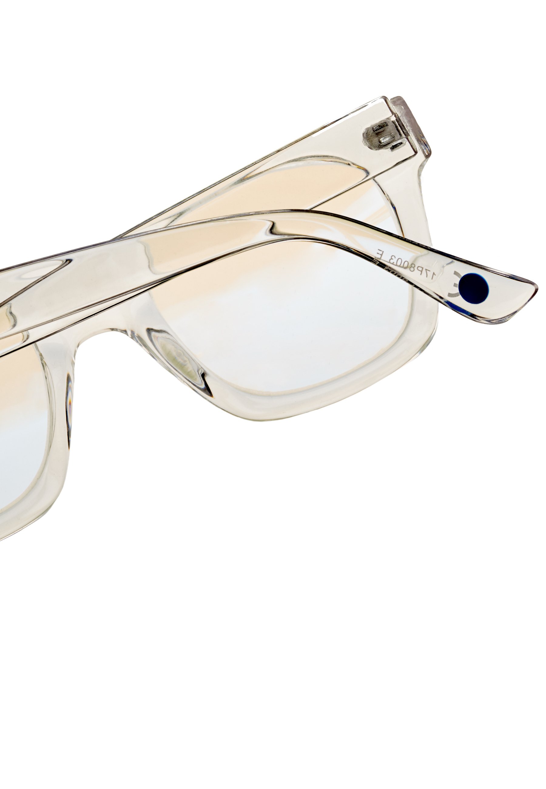 blue clear sunglasses