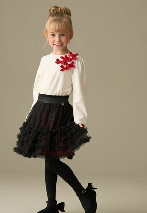 Angel & Rocket, REGULAR FIT - ELENA BOW CORSAGE LONG SELLEVES TOP - Pikkade varrukatega topp - natural