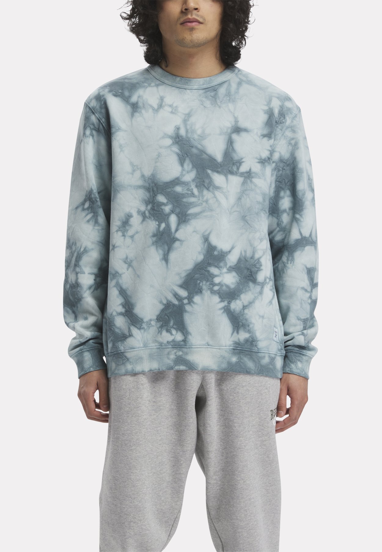 LONG SLEEVE DYE MARBLE CREW