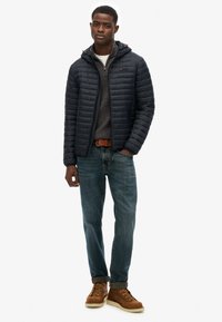 Superdry & Co HOODED FUJI LITE - Vinterjakker - eclipse navy