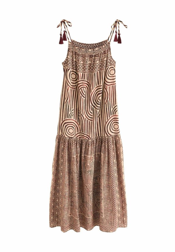 STRAPPY DROP WAIST TIERED - Maxikleid