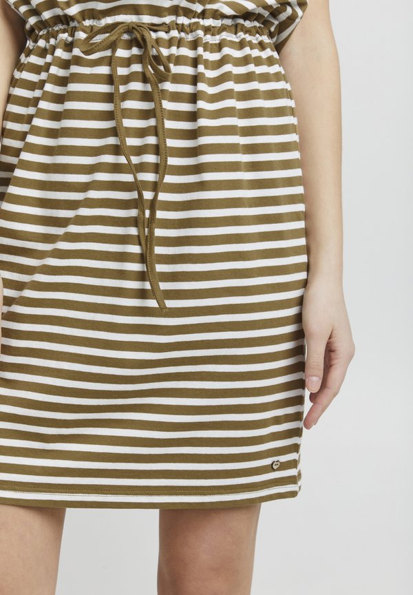 OXStilla - Jersey dress - kelp2